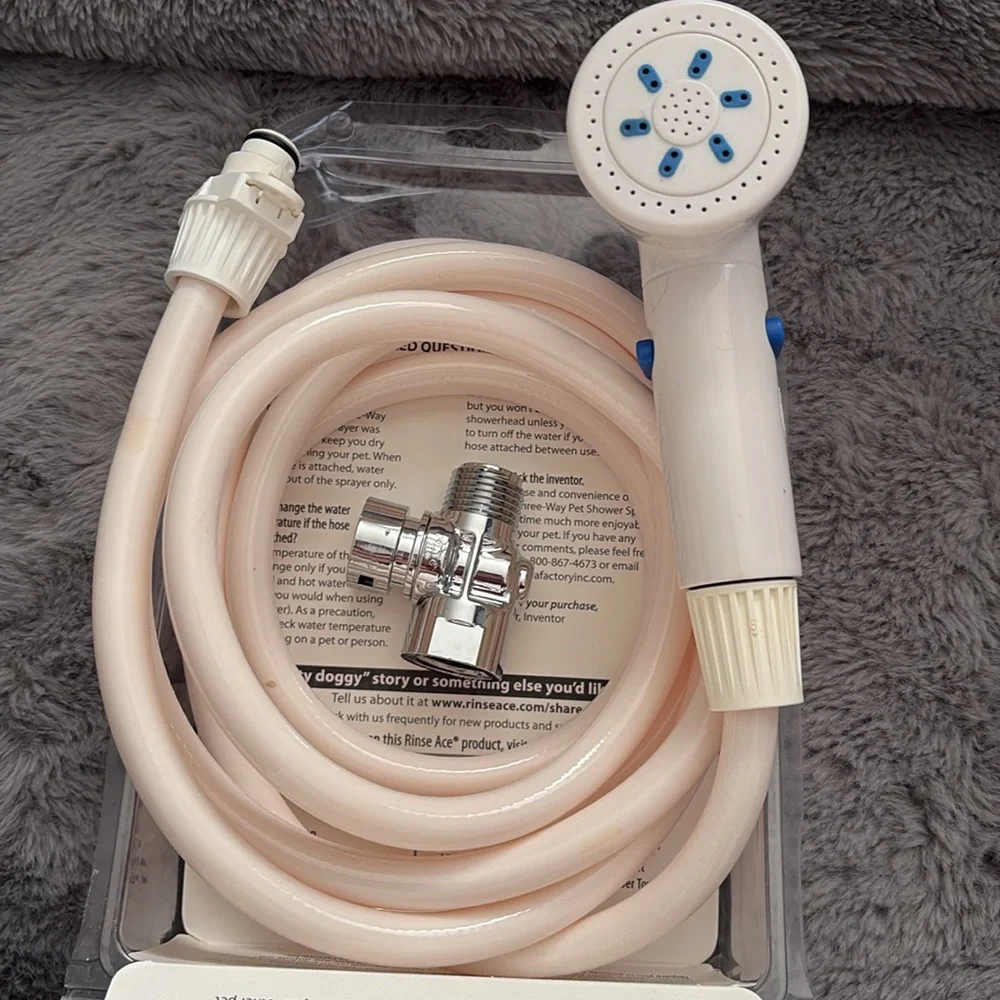 3-Way Pet Shower Sprayer Rinse Ace